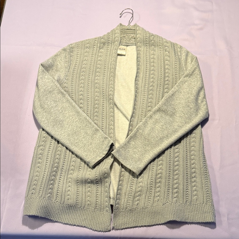 Blair Women's Soft Gray Cardigan